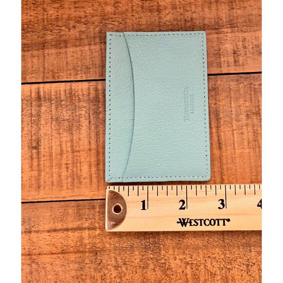 Tiffany & Co Leather Card Case in Tiffany Blue - Picture 7 of 7